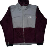 Denali The North Face Fleece Jacket - Medium Burgundy Polyester