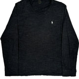 Polo By Ralph Lauren Long Sleeve T-Shirt - 2XL Gray Cotton