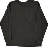 Carhartt Long Sleeve T-Shirt - Large Black Cotton