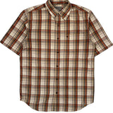 Carhartt Checked Short Sleeve Shirt - Medium Multicoloured Cotton