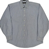 Tommy Hilfiger Striped Shirt - Large Blue Cotton