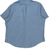 Ralph Lauren Short Sleeve Shirt - 2XL Blue Linen