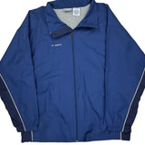 Reebok Windbreaker - 2XL Blue Polyester