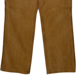 Carhartt Double Knee Carpenter Pants - 32W 30L Brown Cotton