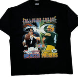 Denver Broncos Vs Green Bay Packers Starter Nfl T-Shirt - XL Black Cotton