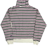 Reverse Weave Champion Striped Hoodie - Medium Multicoloured Cotton