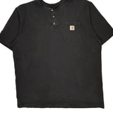 Original Fit Carhartt Tall T-Shirt - XL Black Cotton