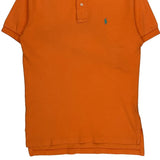 Polo By Ralph Lauren Polo Shirt - Small Orange Cotton