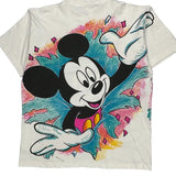 Mickey Mouse Mickey Cartoon T-Shirt - XL Multicoloured Cotton
