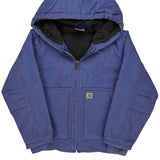 Age 6 Carhartt Jacket - XS Blue Cotton