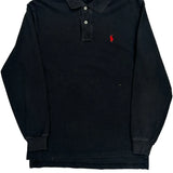 Polo By Ralph Lauren Polo Shirt - Medium Black Cotton