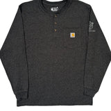 Est 2023 Carhartt Long Sleeve T-Shirt - Medium Gray Cotton