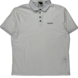 Armani Exchange Polo Shirt - XL White Cotton