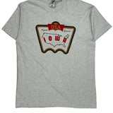 Iowa Fruit Of The Loom Single Stitch T-Shirt - XL Gray Cotton