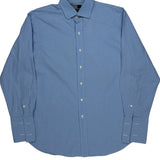 Polo By Ralph Lauren Checked Shirt - Large Blue Cotton