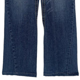 True Religion Contrast Stitch Jeans - 31W US 6 Blue Cotton
