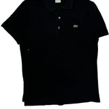 Lacoste Slim Fit Polo Shirt - Small Black Cotton
