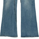 Levis Flared Jeans - 28W UK 6 Light Wash Denim