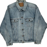 Levis Denim Jacket - Large Light Wash Denim