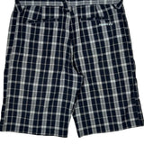 Oakley Checked Shorts - 36W 10L Blue Cotton