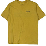 Responsibili-Tee Patagonia Graphic T-Shirt - Small Yellow Cotton