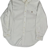 Ralph Lauren Shirt - Large White Cotton