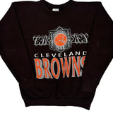 Made In USA Tultex Cleveland Browns Sweatshirt - Large Black Cotton