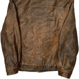John Ashford Leather Jacket - Medium Brown Leather