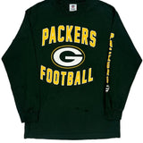 Green Bay Packers Nfl Long Sleeve T-Shirt - Large Green Cotton
