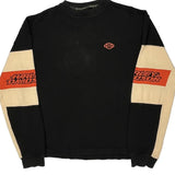 An American Legend Harley Davidson Spellout Long Sleeve T-Shirt - Small Beige Cotton