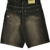 Southpole Denim Shorts - 34W 11L Black Denim