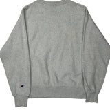 Reverse Weave Champion College Sweatshirt - Small Grey Cotton