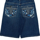 The Collection Fubu Denim Shorts - 33W 13L Blue Denim