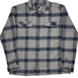 Patagonia Checked Flannel Shirt - XL Blue Cotton