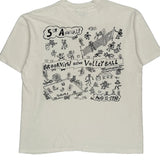 Volleyball Tournament Unbranded Graphic T-Shirt - Large Multicoloured Cotton