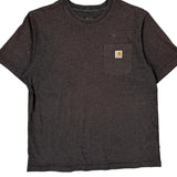 Carhartt T-Shirt - Large Gray Cotton