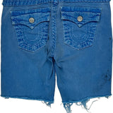 True Religion Denim Shorts - 28W US 0 Blue Denim