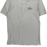 Lacoste Polo Shirt - Large White Cotton