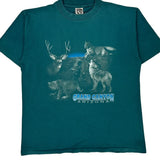 Single Stitch Grand Canyon Arizona Eagle Dry Goods Co. Graphic T-Shirt - Large Green Cotton