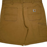 Carhartt Carpenter Shorts - 32W 9L Brown Cotton