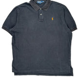 Polo By Ralph Lauren Polo Shirt - 2XL Black Cotton