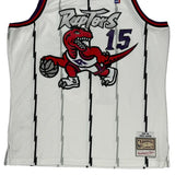 Toronto Raptors Mitchell & Ness #15 Carter Jersey - XL White Polyester