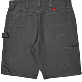 Wrangler Carpenter Shorts - 34W 10L Gray Cotton
