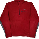 The North Face Fleece - Medium Red Polyester