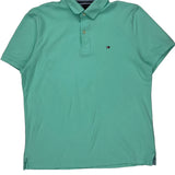 Tommy Hilfiger Polo Shirt - Medium Green Cotton