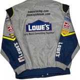 Jimmie Johnson Chase Authentics Nascar Varsity Jacket - 2XL Blue Cotton