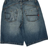 Quiksilver Denim Shorts - 30W 10L Blue Denim