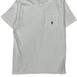 Age 8-9 Polo By Ralph Lauren T-Shirt - Medium White Cotton