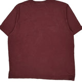 Carhartt Tall T-Shirt - 2XL Burgundy Cotton