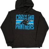 Carolina Panthers Nfl Football Hoodie - Large Black Cotton